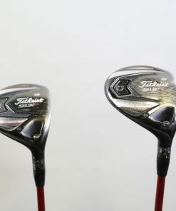 Titleist 913F 15* & 19* Wood Set RH Mitsubishi Bassara Shafts Senior Flex