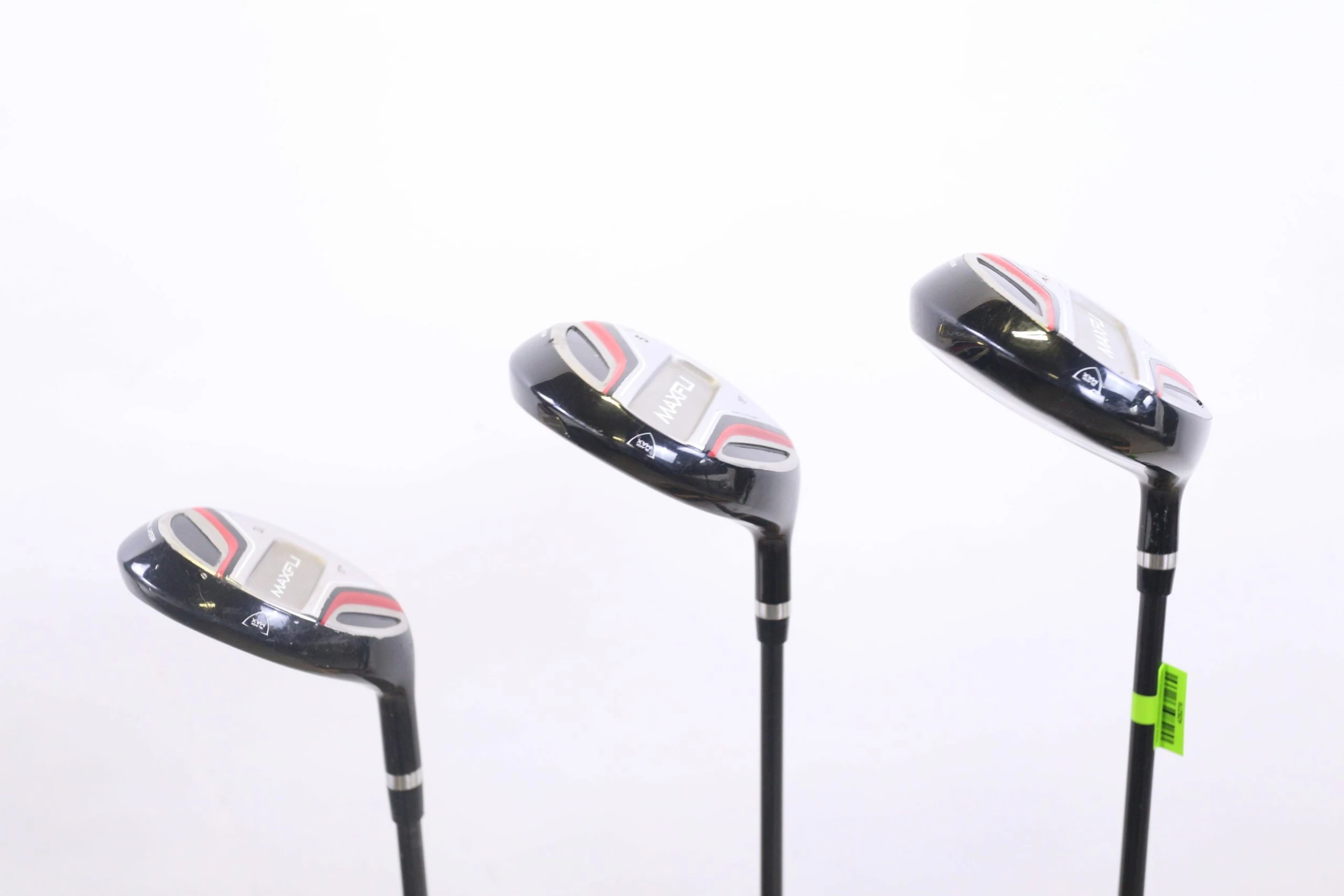 MaxFli Black Max 3W, 5W, 3H Wood Set RH MaxFli Graphite Shafts Regular Flex 6 MaxFli Black Max 3W, 5W, 3H Wood Set RH MaxFli Graphite Shafts Regular Flex - Image 4