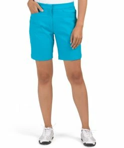 Puma Ladies Pounce Bermuda Golf Shorts -Outlet TaylorMade Drivers Store 2019PounceBermuda CarribeanSea0