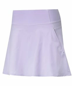 Puma Women's PWRShape Solid Golf Skirt -Outlet TaylorMade Drivers Store 2021PWRShapeSolidWovenSkirt LightLavender