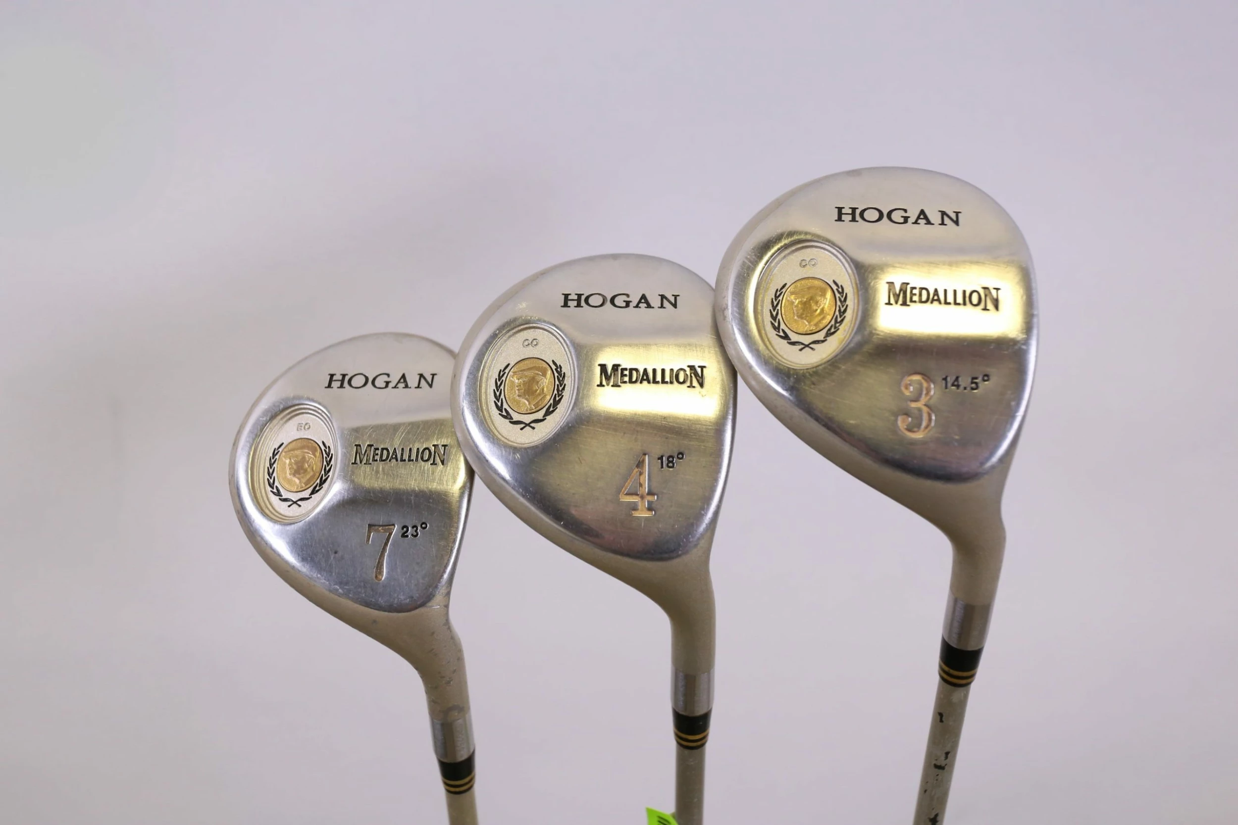 Ben Hogan MEDALLION METAL 3, 4, 7 Wood Set RH Hogan Graphite Shaft 3 Ben Hogan MEDALLION METAL 3, 4, 7 Wood Set RH Hogan Graphite Shaft