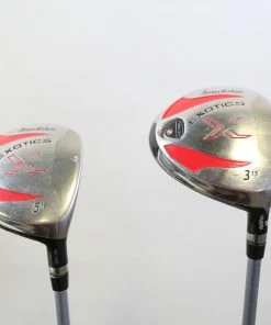 Tour Edge Exotics XCG 3, 5 Wood Set RH Graphite Design Shafts Stiff Flex