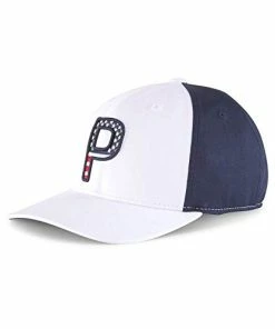 Cobra Golf Puma Juniors Pars And Stripes Snapback Golf Cap