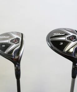 Titleist 915F 3, 5 Wood Set RH Diamana Graphite Shafts Regular Flex