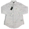 Callaway Jack Nicklaus Black Label By Perry Ellis Plaid Button Down Shirts -Outlet TaylorMade Drivers Store 3ColorsMediumPlaidLS BrightWhite0