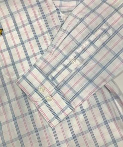 Callaway Jack Nicklaus Black Label By Perry Ellis Plaid Button Down Shirts -Outlet TaylorMade Drivers Store 3ColorsMediumPlaidLS BrightWhite2 scaled