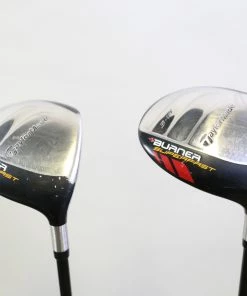 TaylorMade Burner SuperFast 3, 5 Wood Set RH Graphite Shafts Regular Flex
