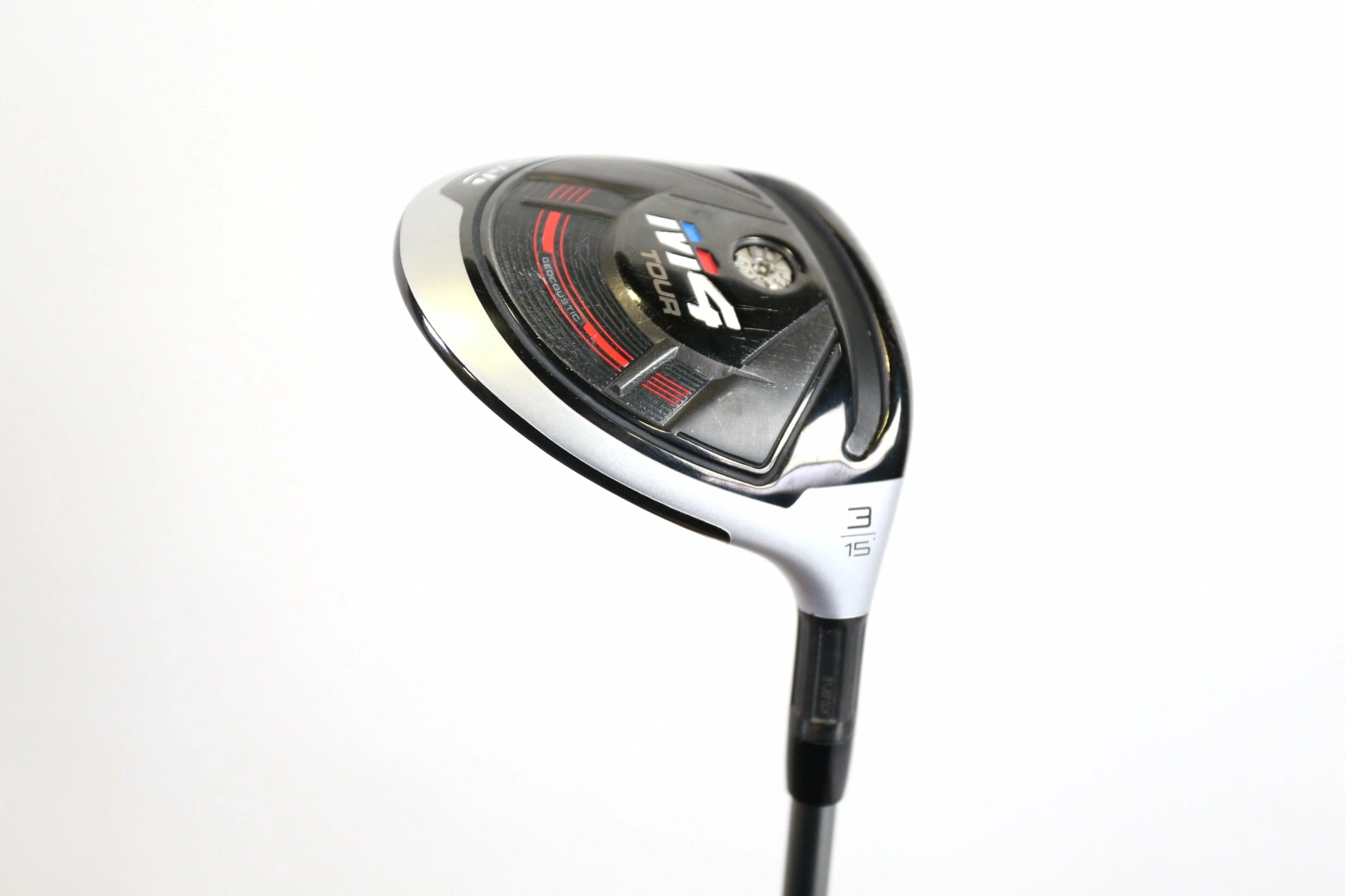 TaylorMade M4 Tour 2018 3 Wood 15* RH 43 In Matrix Black Tie Graphite Stiff Flex 4 TaylorMade M4 Tour 2018 3 Wood 15* RH 43 In Matrix Black Tie Graphite Stiff Flex - Image 2