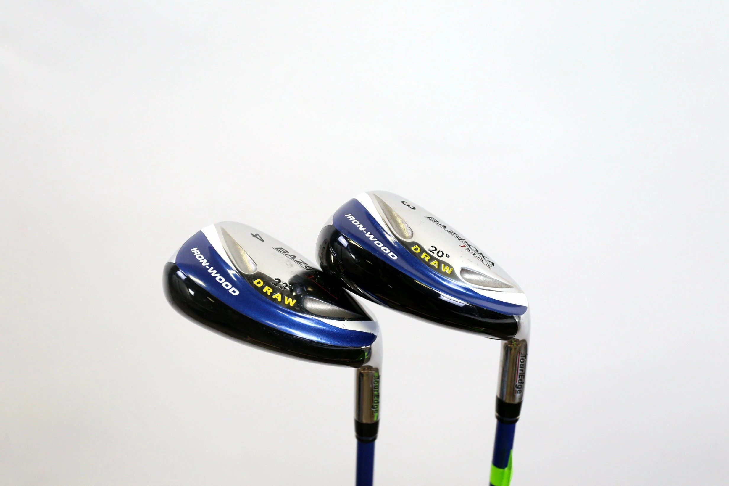 Tour Edge Bazooka JMAX Iron-Wood Draw 3, 4 Iron Set RH Graphite Regular Flex 4 Tour Edge Bazooka JMAX Iron-Wood Draw 3, 4 Iron Set RH Graphite Regular Flex - Image 2