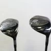 Cleveland CG Black 3, 5 Wood Set RH C. Kua Graphite Shafts Seniors Flex