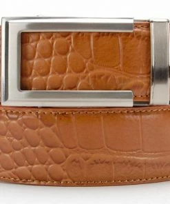 NexBelt Artemis Brushed Nickel Buckle PreciseFit W/ Alligator Dress Belt -Outlet TaylorMade Drivers Store Alligator Tan Dress Belt Front 1800x1800 a0cda018 5836 447e 996b 525913381901
