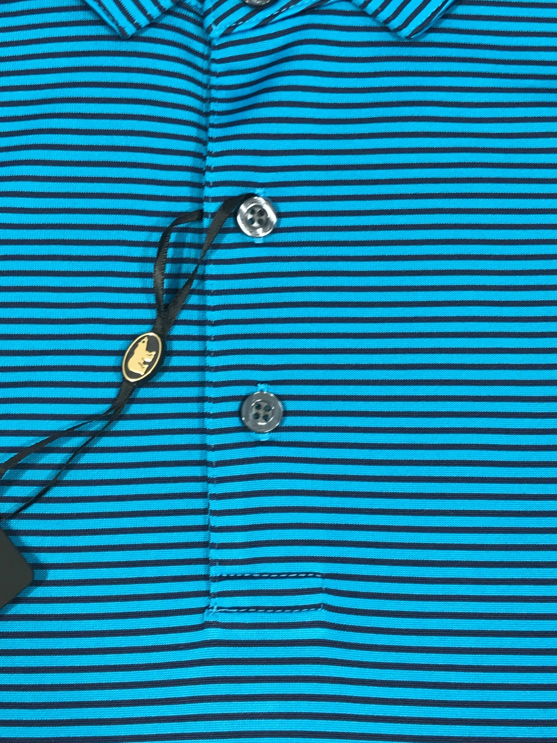 Callaway Jack Nicklaus Black Label By Perry Ellis Feeder Stripe Polo Shirts 5 Callaway Jack Nicklaus Black Label By Perry Ellis Feeder Stripe Polo Shirts - Image 3