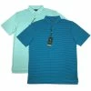 Callaway Jack Nicklaus Black Label By Perry Ellis Feeder Stripe Polo Shirts