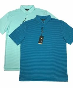 Callaway Jack Nicklaus Black Label By Perry Ellis Feeder Stripe Polo Shirts