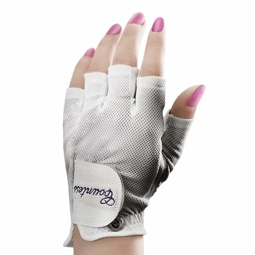 Hireko Powerbilt Countess Half-Finger Ladies Golf Glove 3 Hireko Powerbilt Countess Half-Finger Ladies Golf Glove