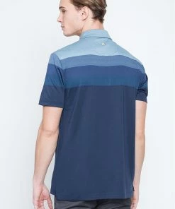 Callaway Jack Nicklaus Black Label By Perry Ellis Engineered Jacquard Polo Shirts -Outlet TaylorMade Drivers Store EngineeredJacquardPolo ClassicNavy2