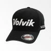 Volvik Golf Hat FlexFit Black -Outlet TaylorMade Drivers Store Flexfit Black Hat