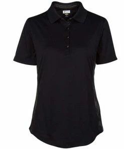 TJ Maxx Greg Norman Faux Leather Trimmed Golf Polo