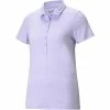 Puma Daily Ladies Golf Polo -Outlet TaylorMade Drivers Store LadiesDailyPolo LightLavenderHeather
