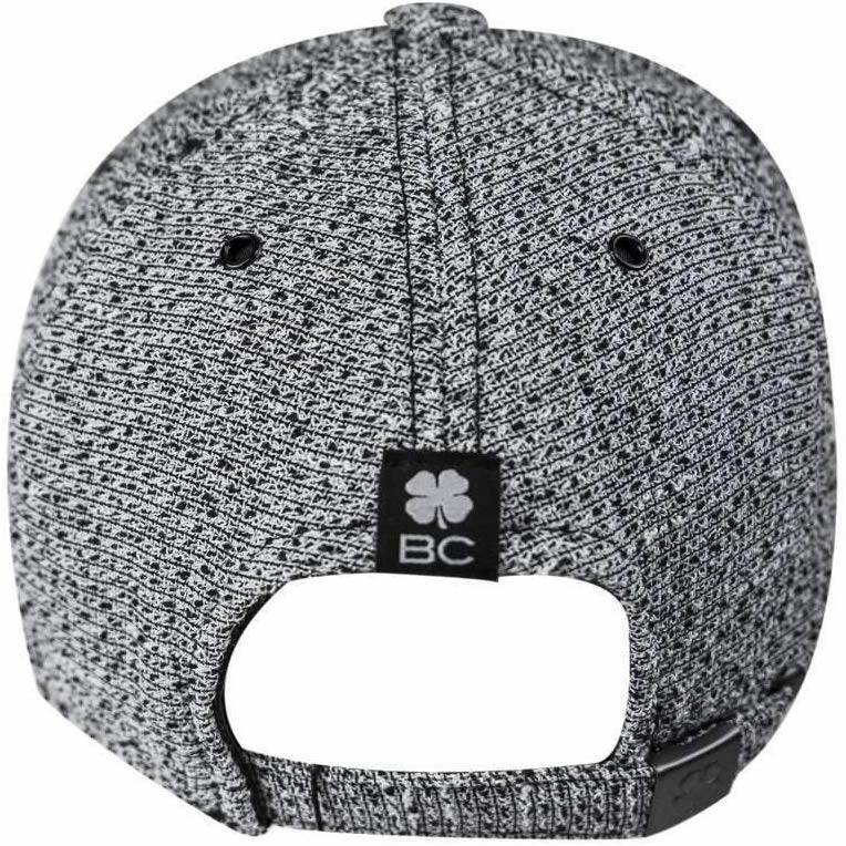 Golf Direct Now Lucky Flat Bill Black Clover Snapback Hat 4 Golf Direct Now Lucky Flat Bill Black Clover Snapback Hat - Image 2