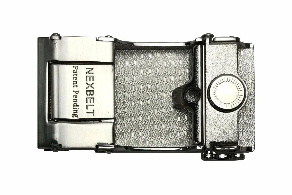 NexBelt Faith Series Classic Cross Nickel Finish With Gunmetal Cross 7 NexBelt Faith Series Classic Cross Nickel Finish With Gunmetal Cross - Image 5