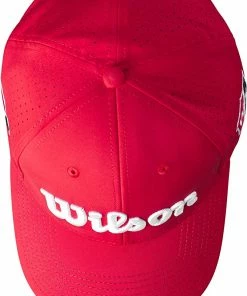 Wilson Performance Mesh Hat -Outlet TaylorMade Drivers Store PerformanceMesh 2023 Red 3