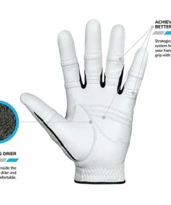 Bionic Golf Men's StableGrip 2.0 Glove - Gray -Outlet TaylorMade Drivers Store StableGrip2.0White2