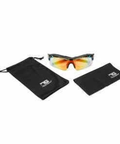 Hireko Tour Gear Gloss Black Interchangeable Sunglasses (with 5 Lense) -Outlet TaylorMade Drivers Store SunlgassesInterchangableLens 9