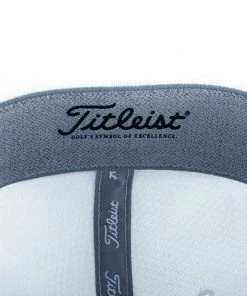 Hireko Titleist Golf Tour Elite Fitted Hat - White/Charcoal -Outlet TaylorMade Drivers Store TitleistTourEliteFittedCapWhiteCharcoal 4