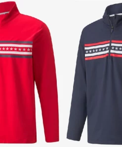 Cobra Golf Puma Men's Volition Independence 1/4 Zip Golf Jacket