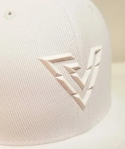 Volvik Golf VBM V Logo FlexFit Hat -Outlet TaylorMade Drivers Store V Logo FlexFit White 2