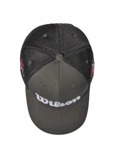 Wilson Staff Tour Mesh Golf Hats -Outlet TaylorMade Drivers Store WGH6100GY 3 WS Wilson Tour Mesh Grey Top.png.cq5dam.web .1200.1200