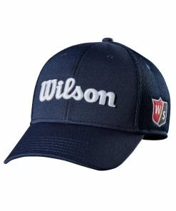 Wilson Staff Tour Mesh Golf Hats -Outlet TaylorMade Drivers Store WGH6100NA 0 WS Wilson Tour Mesh Navy Front.png.cq5dam.web .1200.1200