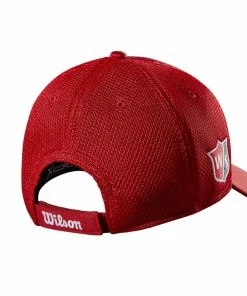 Wilson Staff Tour Mesh Golf Hats -Outlet TaylorMade Drivers Store WGH6100RD 1 WS Wilson Tour Mesh Red Back.png.cq5dam.web .1200.1200