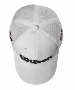 Wilson Staff Tour Mesh Golf Hats -Outlet TaylorMade Drivers Store WGH6100WH 3 WS Wilson Tour Mesh White Top.png.cq5dam.web .1200.1200
