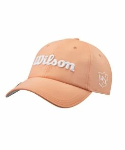 Wilson Staff Ladies Pro Tour Golf Hat -Outlet TaylorMade Drivers Store WGH70001P 0 WS PRO TOUR HAT Peach WH.png.cq5dam.web .1200.1200