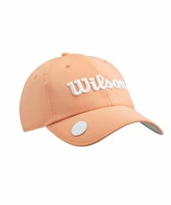Wilson Staff Ladies Pro Tour Golf Hat -Outlet TaylorMade Drivers Store WGH70001P 4 WS PRO TOUR HAT Peach WH.png.cq5dam.web .1200.1200
