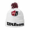 Wilson Staff Tour Golf Winter Beanie Hat -Outlet TaylorMade Drivers Store WGH700030 0 WS WINTER HAT Flat.png.cq5dam.web .1200.1200