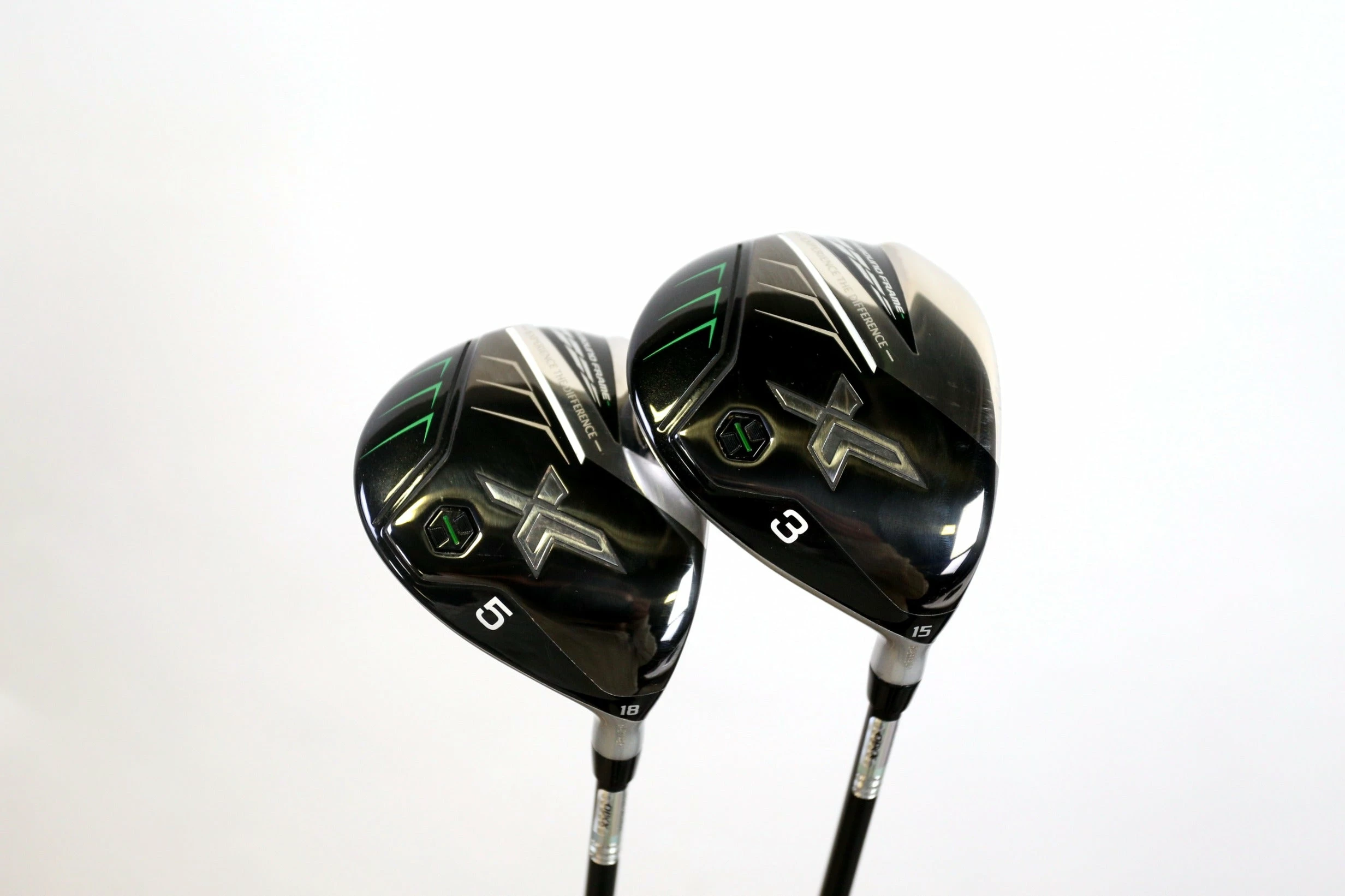 XXIO 12 X Black 3, 5 Wood Set RH Miyazaki AX-II Graphite Shafts Stiff Flex 4 XXIO 12 X Black 3, 5 Wood Set RH Miyazaki AX-II Graphite Shafts Stiff Flex - Image 2