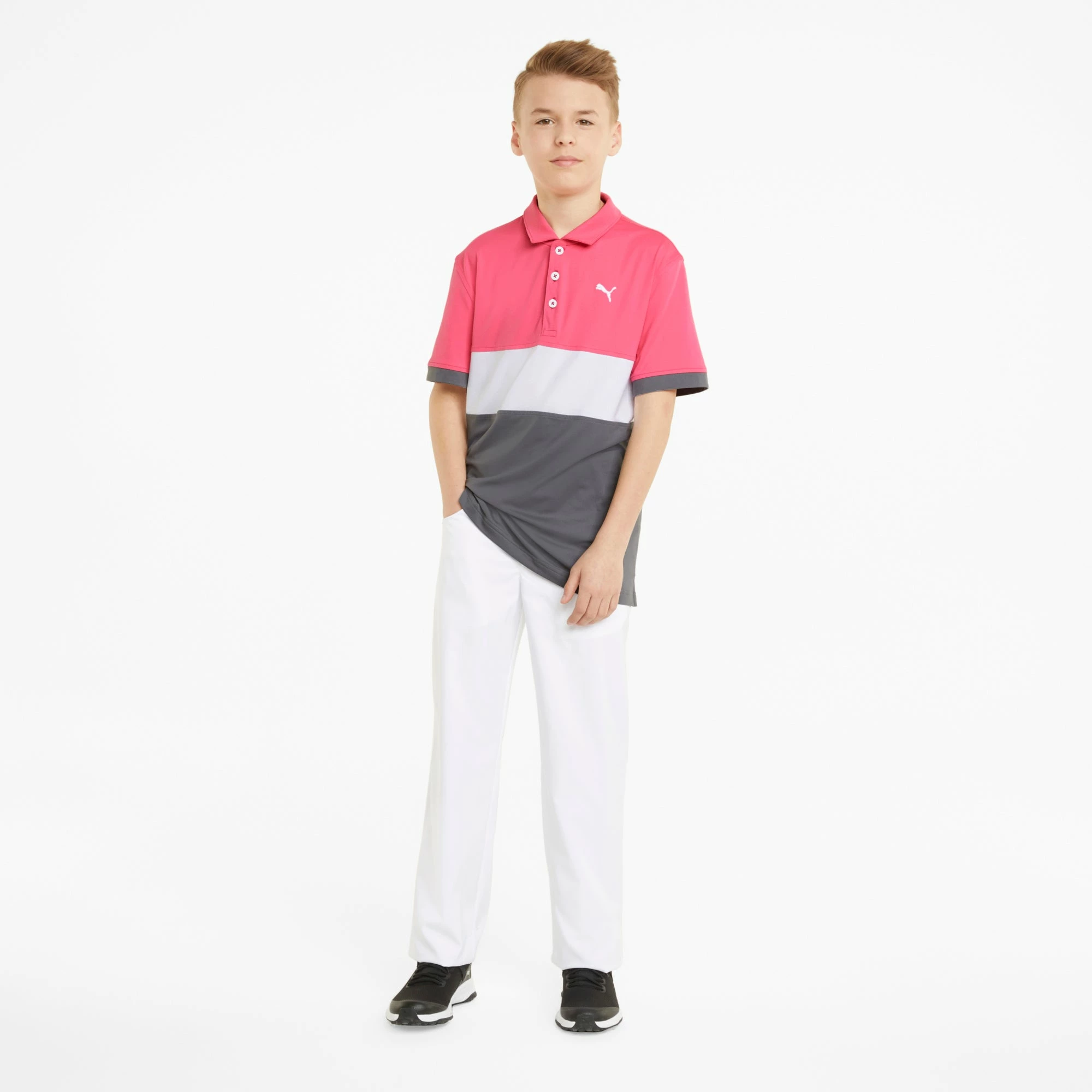 PUMA Golf Juniors CLOUDSPUN Highway Golf Polo 12 PUMA Golf Juniors CLOUDSPUN Highway Golf Polo - Image 10