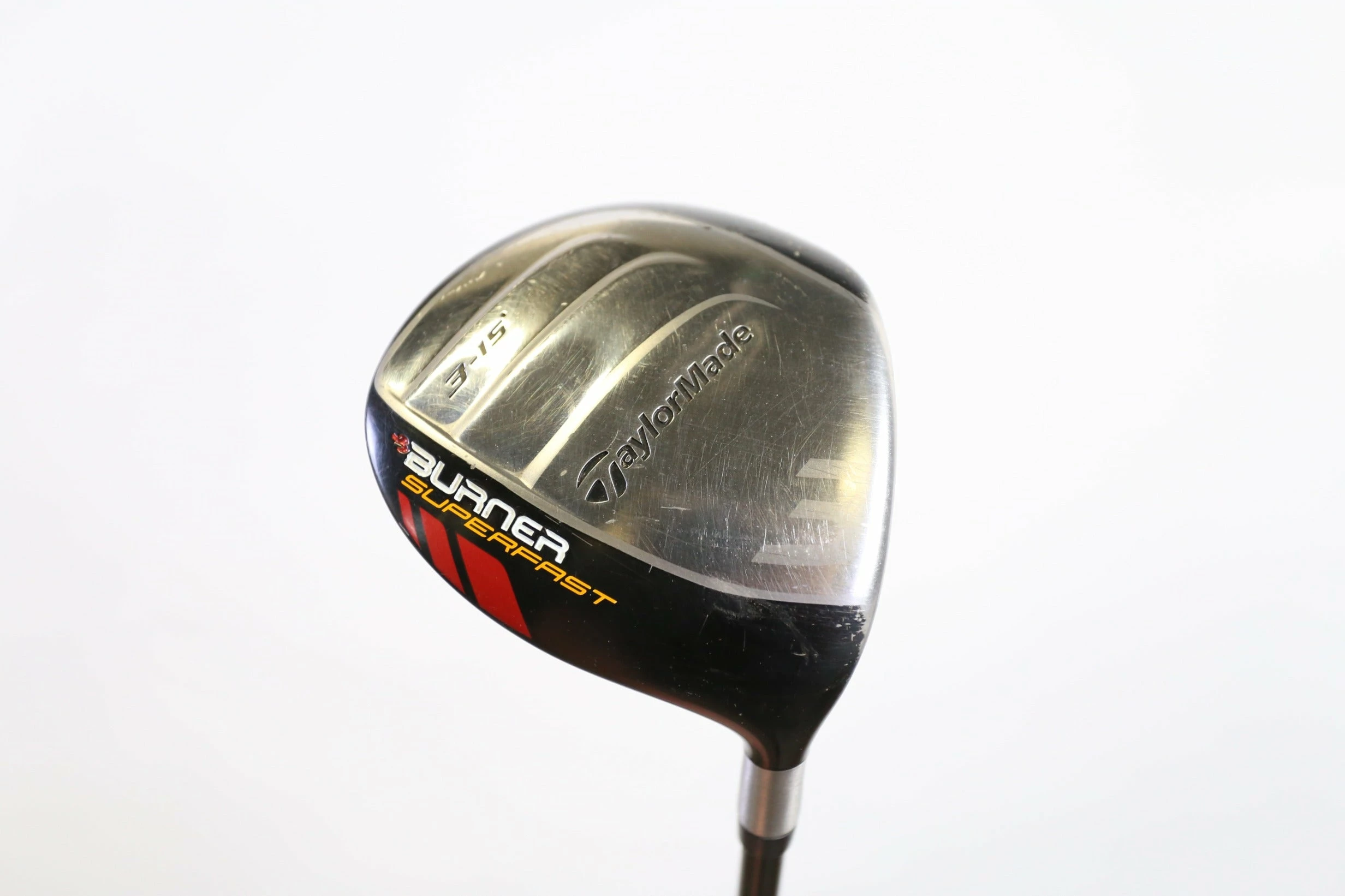 TaylorMade Burner SuperFast 3 Wood RH 15* 43.5 In Graphite Shaft Regular Flex 3 TaylorMade Burner SuperFast 3 Wood RH 15* 43.5 In Graphite Shaft Regular Flex