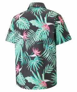PUMA Golf PUMA X PTC Paradise Button Down Golf Shirt -Outlet TaylorMade Drivers Store ebvm3w9bfmtwbopbgba5