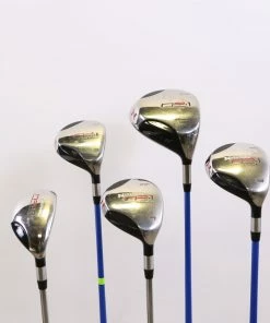 Nakashima NP 1 Driver, 3W, 5W, 7W, 4H Wood Set RH Graphite Shafts Regular Flex