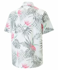 PUMA Golf PUMA X PTC Paradise Button Down Golf Shirt -Outlet TaylorMade Drivers Store f40nenwjxqzz8aqedxiu