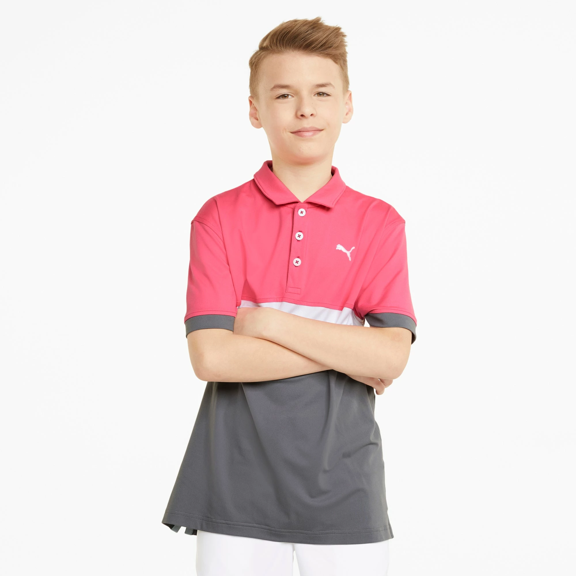 PUMA Golf Juniors CLOUDSPUN Highway Golf Polo 9 PUMA Golf Juniors CLOUDSPUN Highway Golf Polo - Image 7