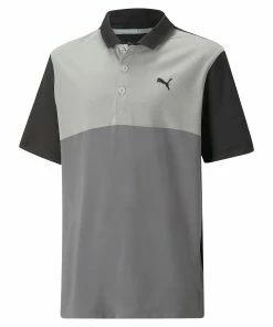 PUMA Golf Boy's CLOUDSPUN Colorblock Golf Polo