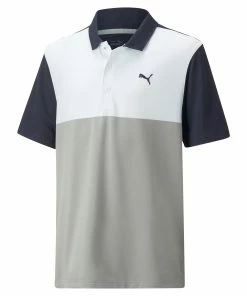 PUMA Golf Boy's CLOUDSPUN Colorblock Golf Polo -Outlet TaylorMade Drivers Store glwzkxibgdnautd041ey