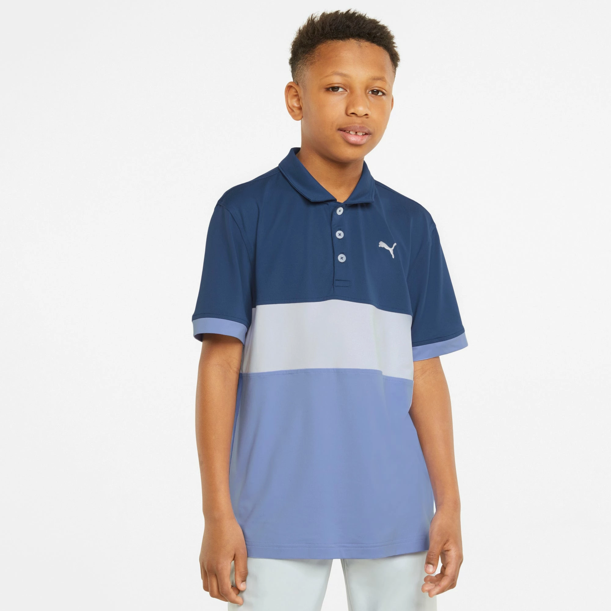 PUMA Golf Juniors CLOUDSPUN Highway Golf Polo 4 PUMA Golf Juniors CLOUDSPUN Highway Golf Polo - Image 2