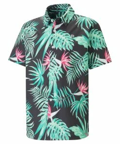 PUMA Golf PUMA X PTC Paradise Button Down Golf Shirt -Outlet TaylorMade Drivers Store jbfhpvq07gi8j5vdknf6