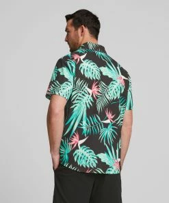PUMA Golf PUMA X PTC Paradise Button Down Golf Shirt -Outlet TaylorMade Drivers Store kkc829s0kcmxhbbneadr